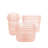 Zip Top Reusable Food Storage Bags | Full Set of 8 [Peach] |Microwave, Dishwasher and Freezer Safe-1292510581