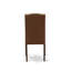 L'ensemble de table de salle à manger 3 pièces comprend une table de cuisine ronde avec piédestal et 2 chaises de salle à manger Parsons en similicuir brun, acajou-669113645-669113647-669113644