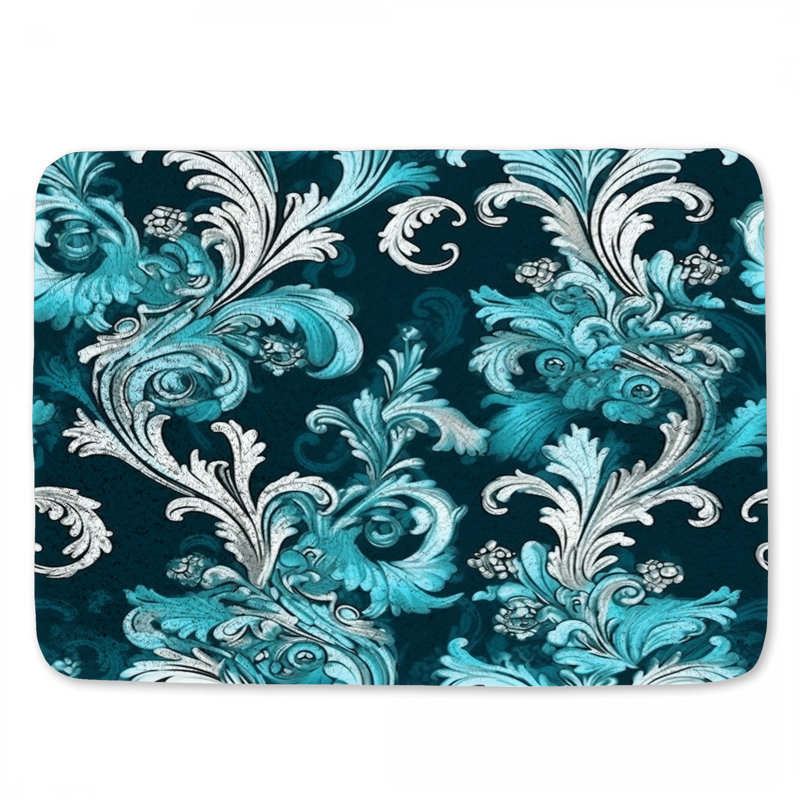 Tapis de bain en microfibre / microsuède Tranay, L 21 po x L 34 po