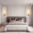Dimmable Indoor Wall Sconces Iron Wallchiere With Remote Control-788324286