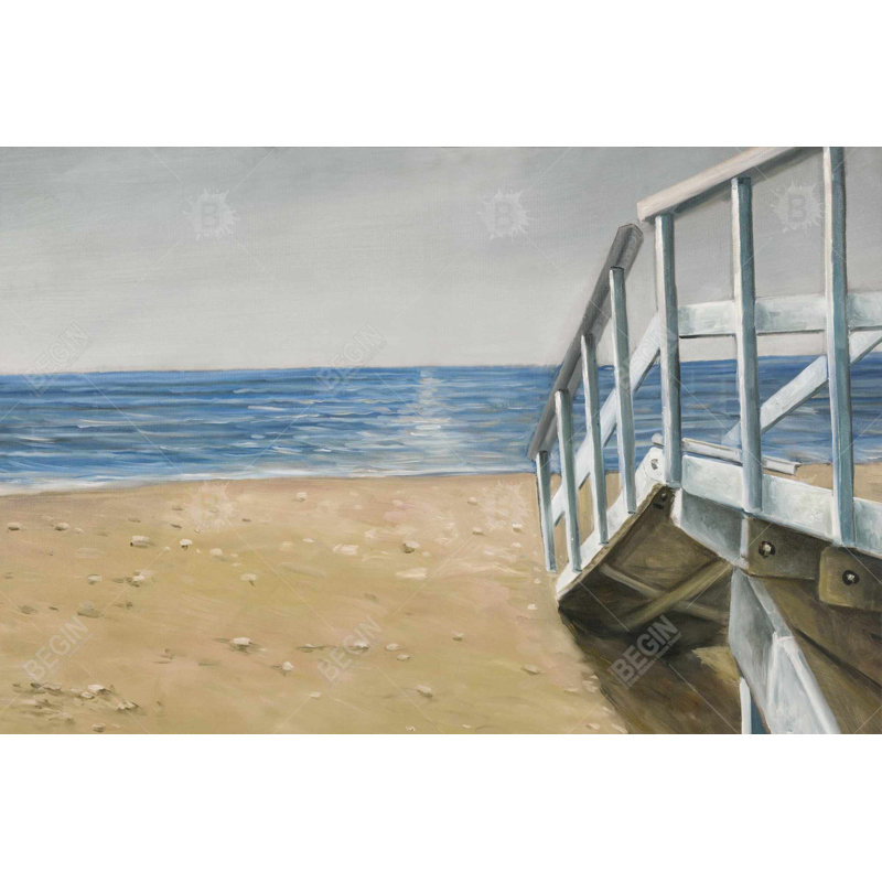 «Seaside Landscape», H 24 po x l 36 po