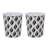 JVL Polypropylene WITH SILVER METAL TRIM ON TOP Bin
