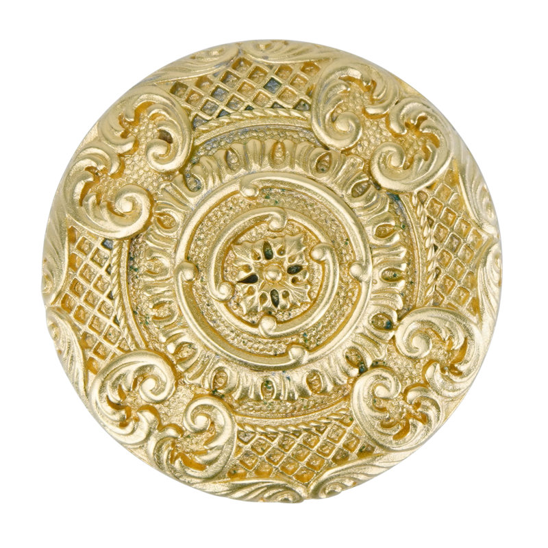MONTEREY KNOB IN SATIN GOLD PLATE