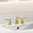Luxury Textured Surface Widespread Bathroom Faucet - 2-Handle 3-Hole Design, Silicone Brass Construction, PVD-114614355