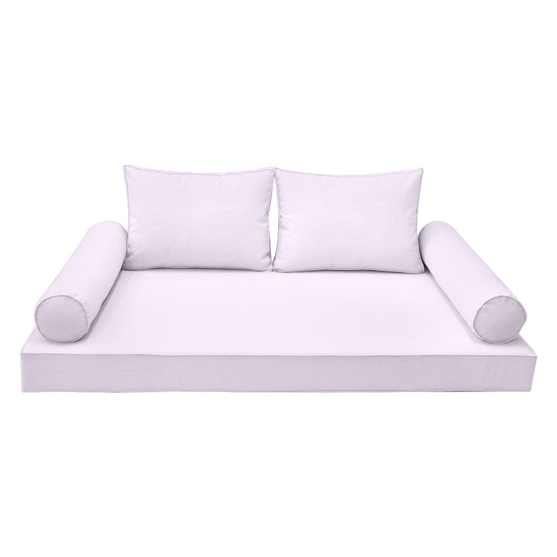 Outdoor Daybed Seat / Back Cushion, Snow White	