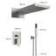 Ensemble de robinet de douche rectangulaire à 3 fonctions Cascade Bliss Modern Luxury-113033593