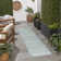 Ridlon Geometric Machine Woven Polyester/Polypropylene Indoor/Outdoor Area Rug in Aqua/Blue