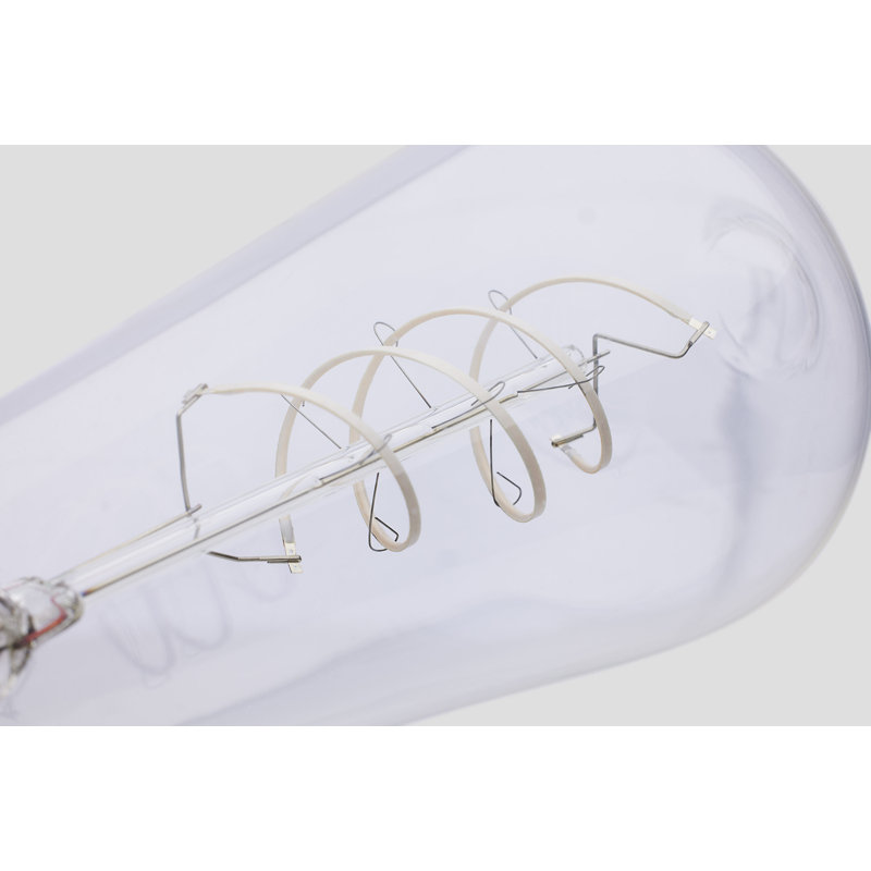 6 Watt LED - Flex Gray Coil Filament - ST19 - Medium Base - 2700K CCT - Clear - 120 Volt