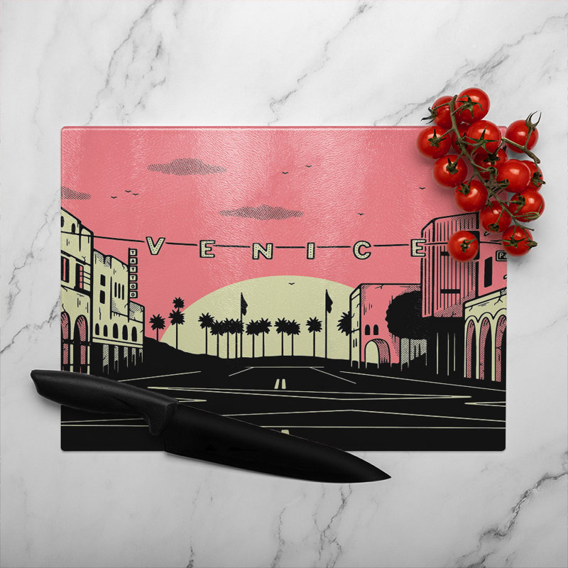 Venice Cali Sun Glass Chopping Board