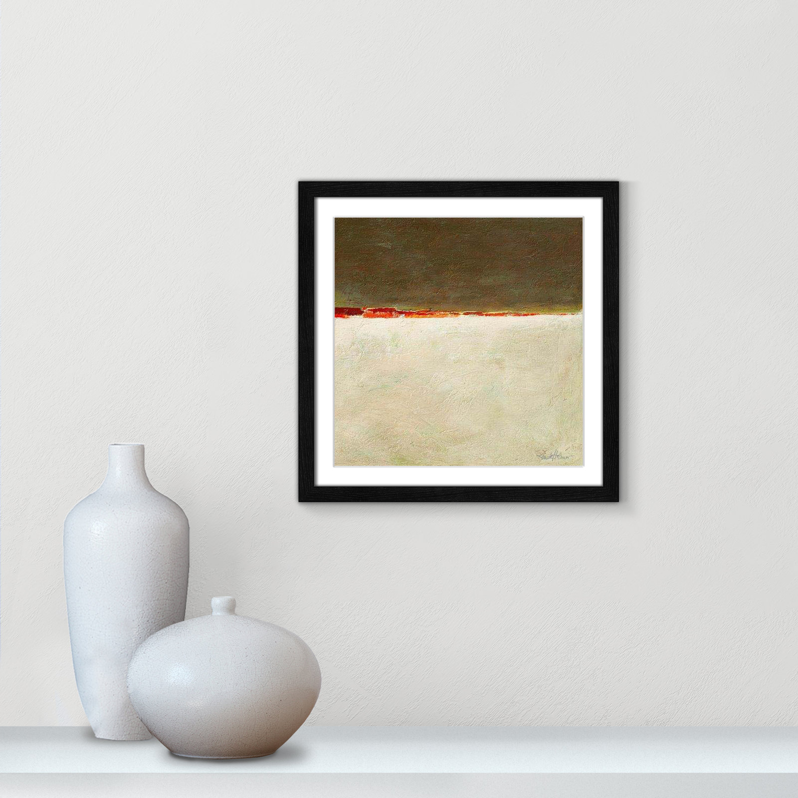 Rosalind I Print, 17" H x 17" W x 0.75" D, Black Framed
