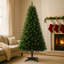 Arbre de Noël artificiel non éclairé 7 pi avec 775 pointes, branches en PVC, arbre de vacances vert classique avec support en métal robuste pour la décoration intérieure-800965084