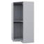 Organisateur de garde-robe de coin avec 2 rails et tablettes suspendus, armoire de rangement ouverte pour vêtements-1765678356