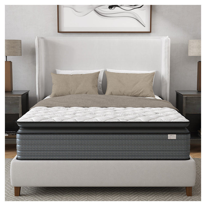 Matelas à plateau-coussin hybride 14 po NapQueen Isabella - Certifié CertiPUR-US, soutien orthopédique et soulagement de la pression, fabriqué aux États-Unis