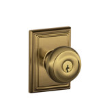 Georgian Keyed Entry Knob with Addison Trim