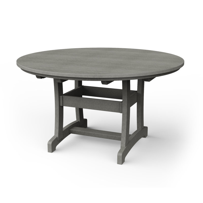 Table de salle à manger Stella, H 54 po x l 54 po x P 54 po, Gris clair