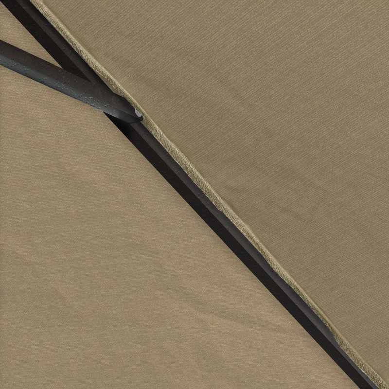 Parasol de marché 9 pi Jelks, Beige