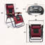 Oversized Padded Zero Gravity Chair with Locking System & Utility Tray-1104458926