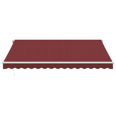 Manual Retractable Awning With LED