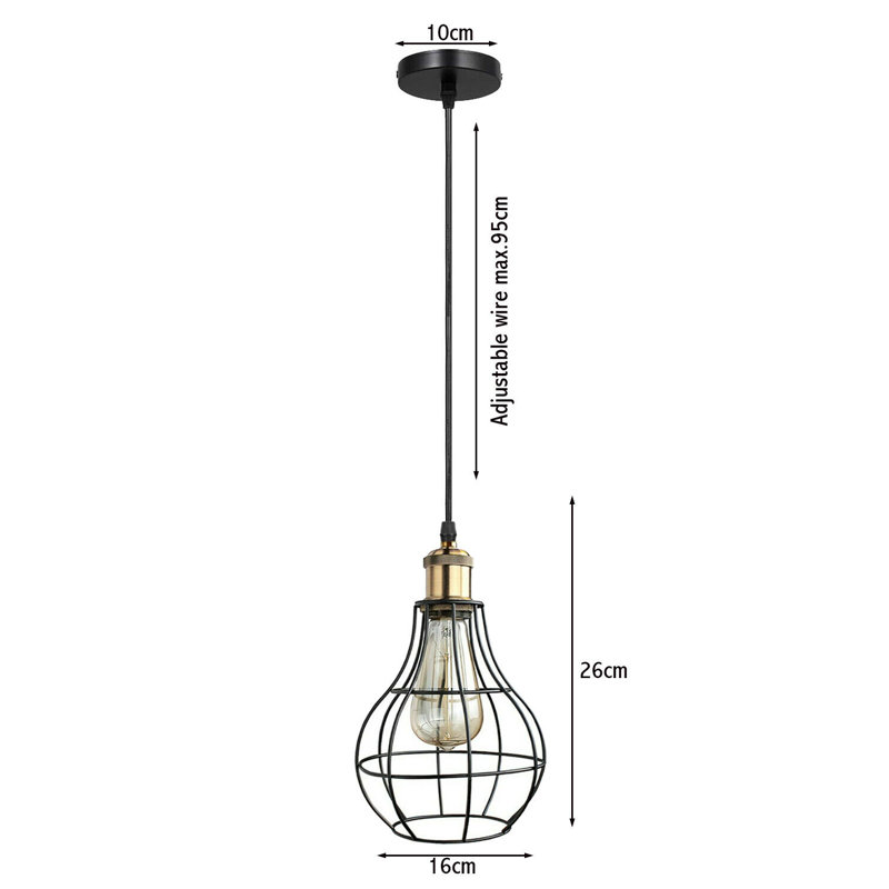 Autaugaville 1 - Light Black Single Pendant