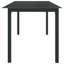 Faizon Rectangular Metal Outdoor Dining Table , cm W 90cm cm D-1413104220-1413104223