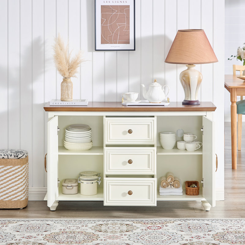 Cabinet décoratif, Brown/White