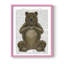 «Bear and Hand Heart», reproduction encadrée - bois massif-1972103728-1972103732