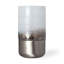 Vase 12 "en verre argenté brossé-705308959