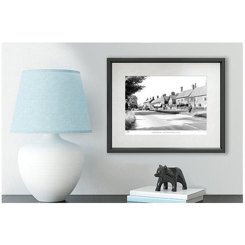 Adderbury, Oxford Road C1955 by Francis Frith - Single Picture Frame Print, 40cm H x 50cm W x 2.3cm D