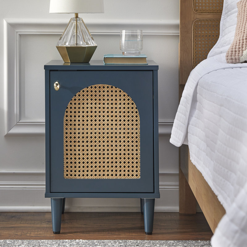  Cortavious Nightstand, Midnight Blue