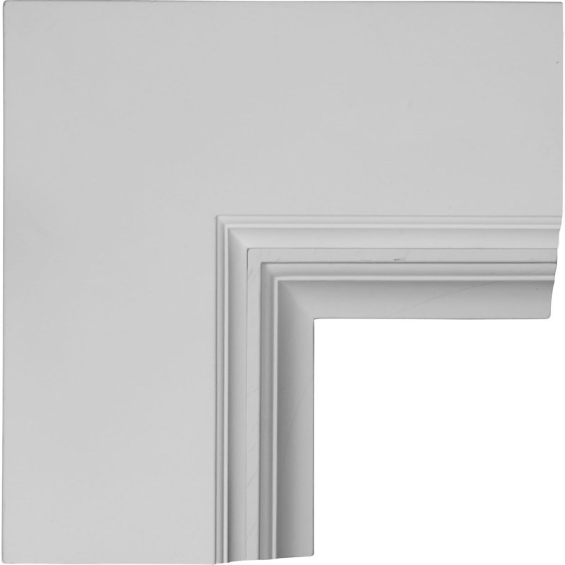 Plafond coffered h 14 po x l 14 po x p 4 po de coin intérieur