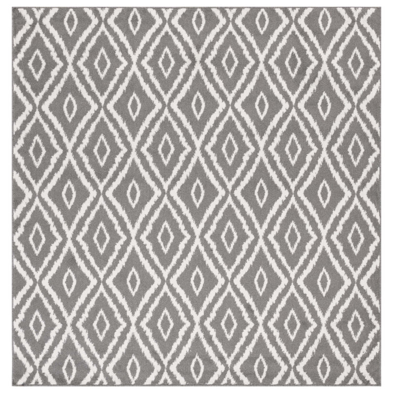 Jamye Performance Geometric Rug, Square 6'7"