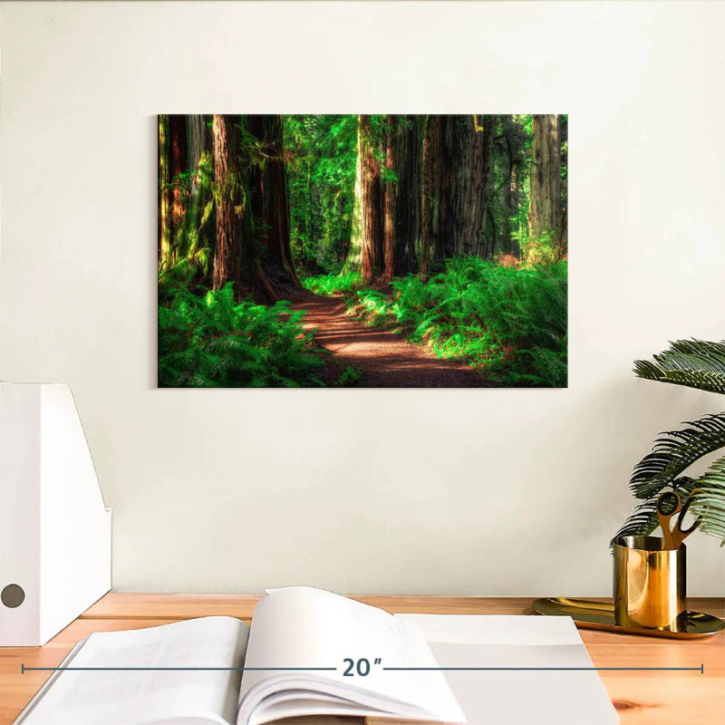 Alvord Path Through Forest, 8" H x 12" W