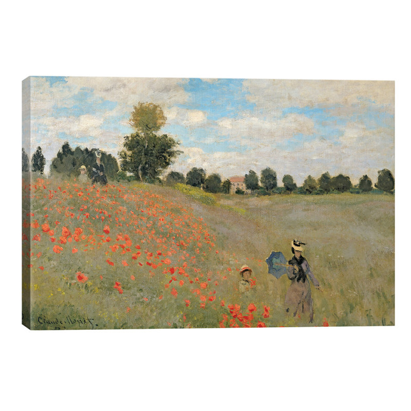 Claude Monet - Print on Canvas, 101.6 cm H x 66.04 cm W x 1.91 cm D, Wrapped Canvas