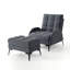Affric 60cm Wide Velvet Wing Chair Recliner-1529548660