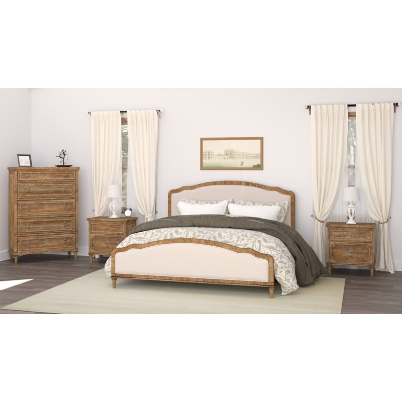 Sneaton Upholstered 4-Piece Bedroom Set, King