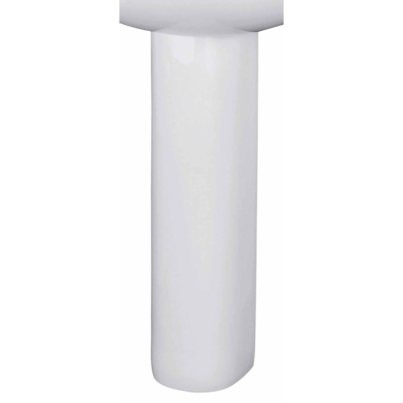 Nuie White Vitreous China Sink