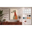 Greyhound in Geometry Mid-Century - Wrapped Canvas-1422221641-1422221649
