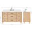 ARIEL Monroe 61 Single Sink Bathroom Vanity with Pure Quartz Top-1844740202