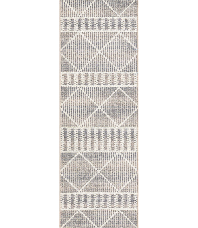 Azed Washable Striped Indoor / Outdoor Rug, Runner 2' x 6'