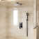 Wall Mounted Pressure Balanced Complete Shower System With Rough-In Valve