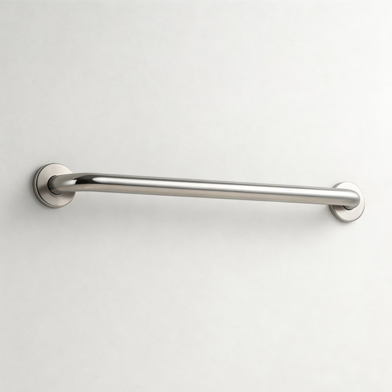 27in Bathroom Grab Bar, Polished Nickel