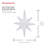 3D Hanging Star Lighted Display