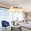 Luminaire suspendu cylindrique en verre Glam
