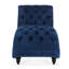Chaise longue sans accoudoirs touffetée