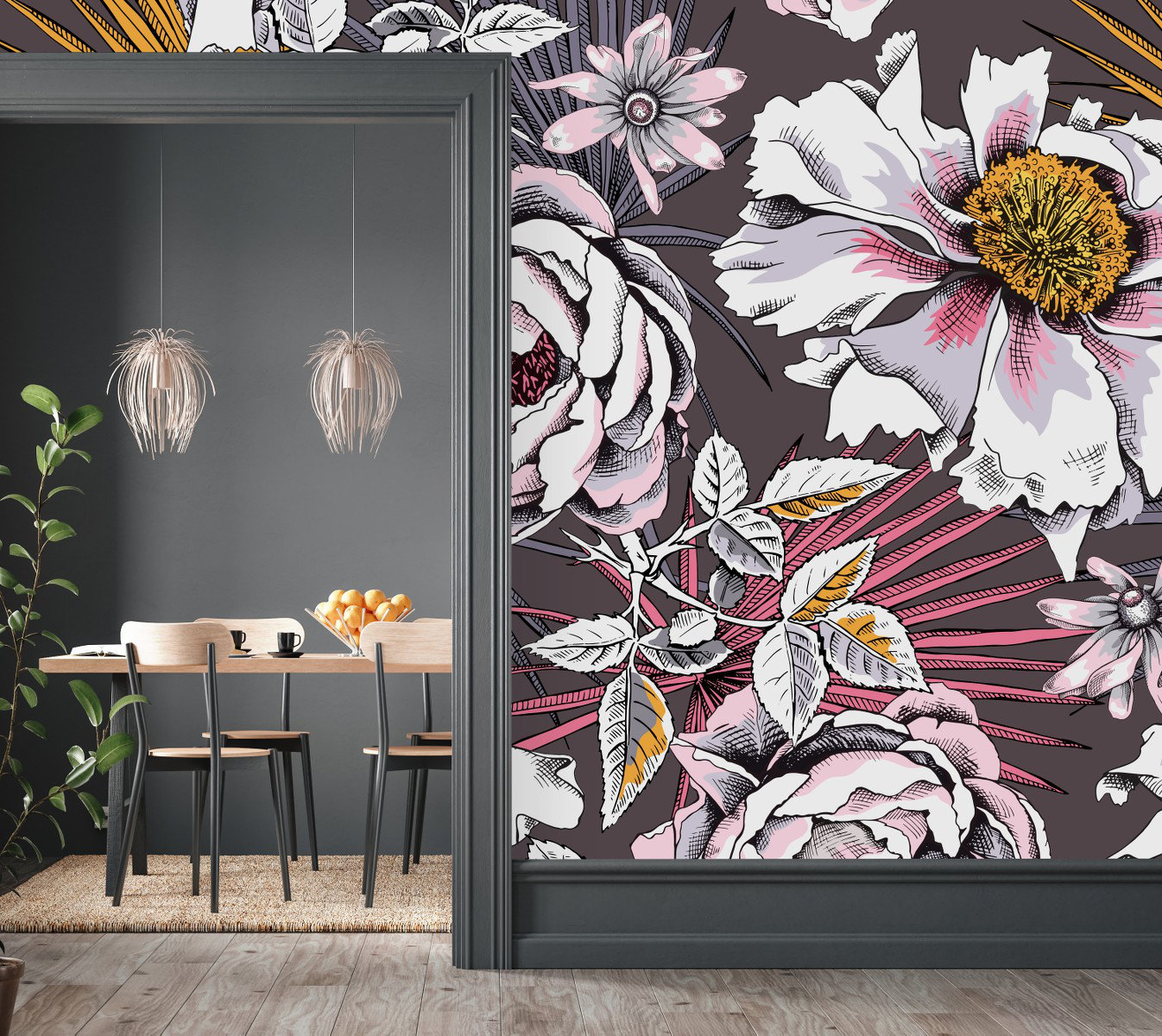 Red Barrel Studio Peel & Stick Floral Wallpaper - Wayfair Canada