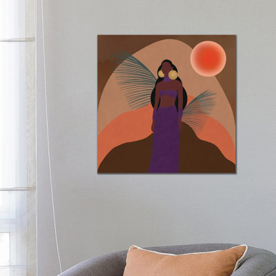 Desert Sunset by Sagmoon Paper Co. - Wrapped Canvas Print