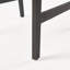Chaises de salle à manger d'extérieur résistantes aux intempéries en bois d'acacia Adirondack (ensemble de 2), finition gris foncé