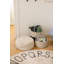 Washable Round Rug ABC Natural - Black