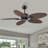 50" 5-tropical Palm Leaf Outdoor Ceiling Fans With Remote And Without Lights-1750460939