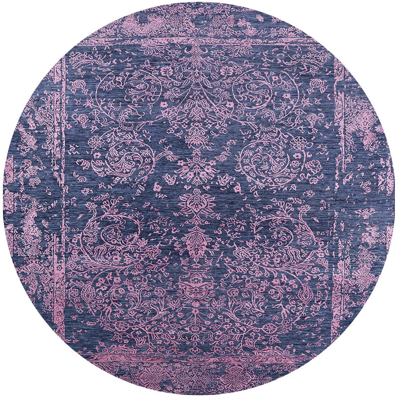 Oriental Indoor Rug, Round 3'